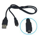 Cabo Dados Câmera Nikon Usb 2 0 Mini Usb De 8 Pinos 60cm