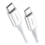 Cabo Dados Ugreen Us264 Usb Tipo C P Usb Tipo C 2 0 1m Cor Branco