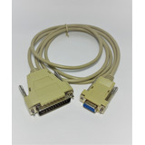 Cabo Db25 Macho Db09 Fêmea 1 80 Metros Kit C 02 Pçs