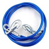 Cabo De Aço Revestido Reboque 4 Metros 10mm 5ton E C Gancho