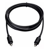 Cabo De Áudio Óptico Digital 5 Metros Toslink 5m Plug Gold