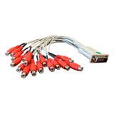 Cabo De Audio Original Geovision 16ch Tipo Dvi Para Dvr
