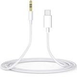 Cabo De áudio USB C Para 3 5 Mm Cabo Auxiliar Com Certificado Apple MFi Para IPhone 15 15 Pro 15 Plus 15 Pro Max IPad Pro Para Estéreo De Carro Alto Falante Branco 