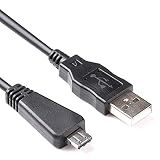 Cabo De Carregamento USB VMC-MD3 De Substituição Compatível Com Câmera Digital Sony DSC-W350D W360 W380 W390 W570 TX100 TX66 H70 HX100 HX9 HX7 HX7V E Mais -1-5 M-