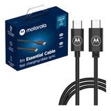 Cabo De Dados Motorola Original De 1 Metros Usb c usb c