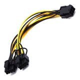 Cabo De Energia 6 Pin Para 2 X 8 6 2 Pin Pci e Splitter