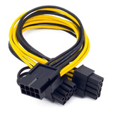 Cabo De Energia 8 Pin Para 2 X 8 6 2 Pin Pci e Splitter