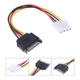 Cabo De Energia Sata 15 Pinos Macho P 4 Pinos Ide Molex