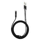 Cabo De Extensão Divisor De Fone De Ouvido 3 5 Mm Fêmea Para 3 5 Mm Adaptador De Extensão De áudio Macho Duplo Conversor Cabo Divisor De Fone De Ouvido Adaptador De Fone De Ouvido E Microfone
