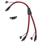 Cabo De Extensão Divisor Y SAE 1 A 2 Compatível Com Conexão Solar E Transferência 10AWG 2 Pés 65 Cm