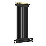 Cabo De Extensão PCIe X16 4 0 De 200 Mm GLOTRENDS PCIE40 X16 200MM 90D Compatível Com GPUs De 4 Geração Como RTX4090 RTX3060 RX7900 RX6950XT RX6500XT Etc