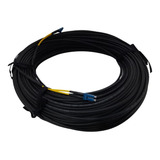 Cabo De Fibra Óptica Externa Rru Lc lc 100mts Duplex 1un 