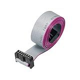 Cabo De Fita Plana Uxcell IDC Tipo A Conector FC-FC 50 Pinos- 14Pin