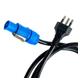 Cabo De Força Ac Powercon 20a 3x2 50mm Plug 180 8 Metros