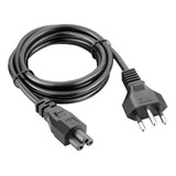 Cabo De Força Tripolar Fonte Para Notebook Cor Preto 127 220v