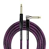Cabo De Instrumento IWB KIRLIN Cable IWB 202 BFGL 10 WBP ângulo Reto De 1 4 Polegada Preto Roxo 3 Metros
