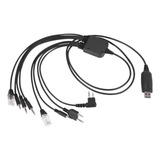Cabo De Programação Usb 8 Em 1 Compatível Com Walkie Talkie