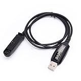 Cabo De Programação USB Baofeng Original Para Baofeng UV 9R BF 9700 A 58 UV XR UV 5S GT 3WP Plus Transceptor De Rádio Amador Portátil Rádio CB Portátil Cabo De Programação E Transferência De
