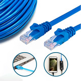 Cabo De Rede 15m Ethernet Lan Rj45 Cat5e C 15 Metros