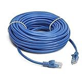 Cabo De Rede 30 Metros Lan Internet Crimpado Rj45 Cat5e Azul