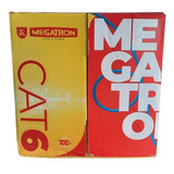 Cabo De Rede Cat6 305m Vermelho Utp 4 Pares Megatron