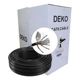 Cabo De Rede Cat6 Blindado Stp Caixa 305m Rede E Cftv