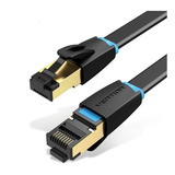 Cabo De Rede Flat Vention Rj45 Cat8 40gbps 5 Metros 2000mhz