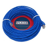 Cabo De Rede Internet Lan Rj45 Cat5 Montado 50 Metros