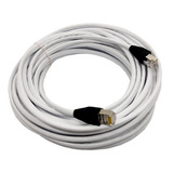 Cabo De Rede Internet Lan Rj45 Cat5e Blindado Branco 50 Mts 