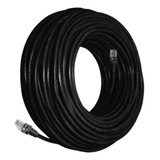 Cabo De Rede Internet Utp 60m Cat5e Preto Crimpado Promoção