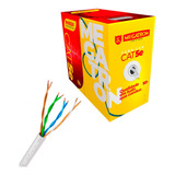 Cabo De Rede Lan Cat5e 50 Metros 100 Cobre C Rj45 Crimpado