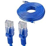 Cabo De Rede Patch Cord Rj45 Cat5e 5mts Azul Cabo De Internet 5 Metros Rj45