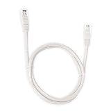 Cabo De Rede PlusCable Branco 10Metros PC ETHU100WH Cat 5E Patch Cord Conectores RJ45 Capa De PVC