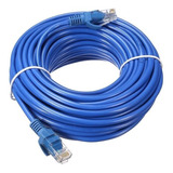 Cabo De Rede Rj45 Montado 15 Metros Ethernet Cat5e Lan Azul