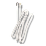 Cabo De Telefone fio Rj11 1 5 Metros Com 4 Vias Branco Liso