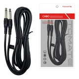 Cabo De Vídeo E Áudio P10 3metros Conector Acústico Guitarra