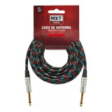 Cabo De Violão Guitarra Baixo P10 Mono Textil Nylon 5 Metros