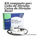 Cabo Direção Caixa Direção Safe t Teleflex 10 Pés Bezel