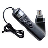 Cabo Disparador Remoto Com Timer Para Nikon Godox Ezb n3 Cor Preto