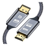 Cabo Display Port Pra Hdmi 1 4 4k 30hz 1080p 120hz 2 Metros
