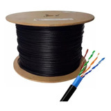 Cabo Dupla Capa 4 Pares 24 Awg Blindado Externo 300m Telecam