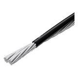 Cabo Duplex 10mm 50 Metros Aluminio Sendo 1 Fase Encapada Preta 1 Neutro Nu desencapado Promoção