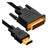 Cabo Dvi d X Hdmi Dual Link 2 00m C Filtro Banhado Ouro