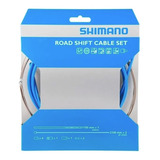 Cabo E Conduíte De Câmbio Bike Shimano Sp41 Road Azul