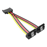 Cabo Energia Alimentação Duplo Sata Ssd Hd Y De 15cm vention 5v 12v