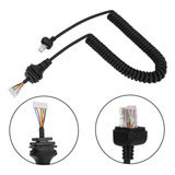 Cabo Espiralado Para Microfone Ptt Icom Hm 152