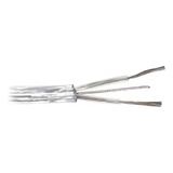 Cabo Estanhado Pvc Cristal 2x0 50mm 2 Vias Com Alma De Aço