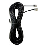 Cabo Extensão P Telefone Liso 4p 4c Preto 1 5 Metros