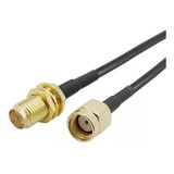 Cabo Extensor Antena Roteadores Wi fi Rp sma 5 Metros