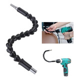 Cabo Extensor Flexível Parafusadeira Eixo Preto